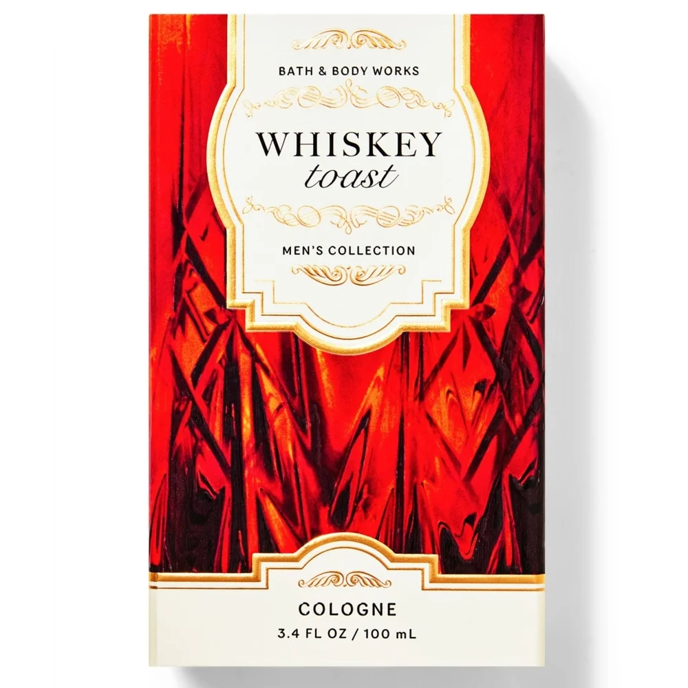 Bath & Body Works Men's Whiskey Toast 3.4oz / 100ml Cologne NEW in Box RARE